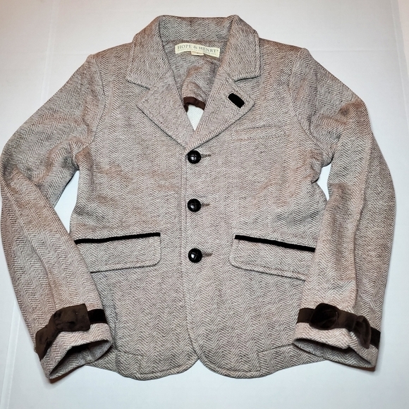 Hope & Henry Girl Dressy Fleece Riding Blazer Sz 6 NWOT - Picture 2 of 10
